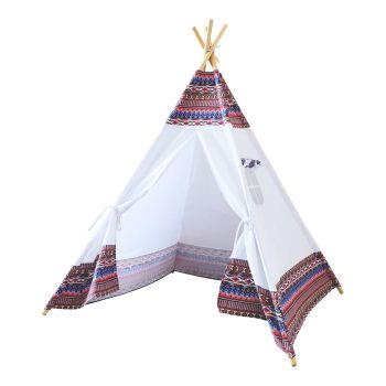 Tipi d'indien blanc et multicolores lumineux avec LED - Sunny