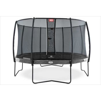 Trampolin 380 cm BERG Elite Grau + Netz