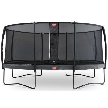 Trampoline ovale gris 520 BERG Champion + filet