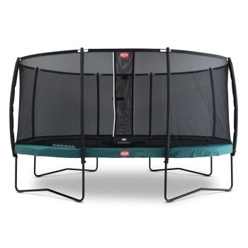 Trampoline ovale vert 470 BERG Champion + filet