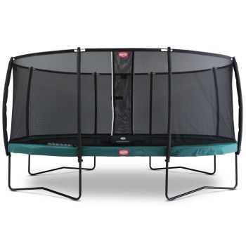 Trampoline ovale vert 520 BERG Champion + filet