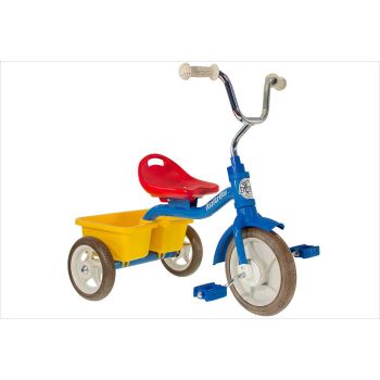 Tricycle métal colorama avec benne - Italtrike