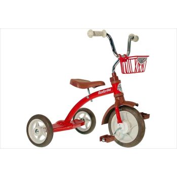 Tricycle rétro en métal rouge 10283
