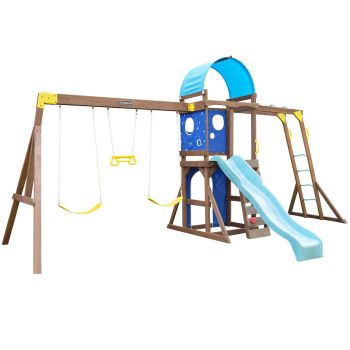Aire de jeux en bois pour enfants à partir de 3 ans Overlook Challenge de KidKraft