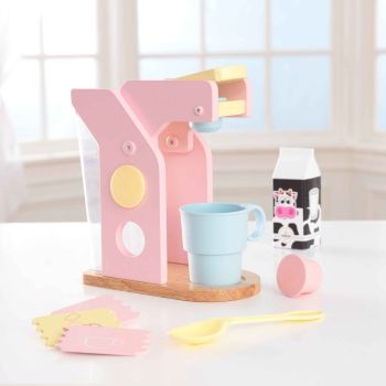 Spielzeug Kaffeemaschine aus Holz in Pastellfarben - KidKraft