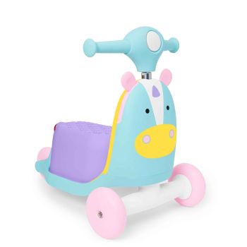 Porteur, trotteur, trottinette évolutive 3-en-1  licorne de chez Skip Hop