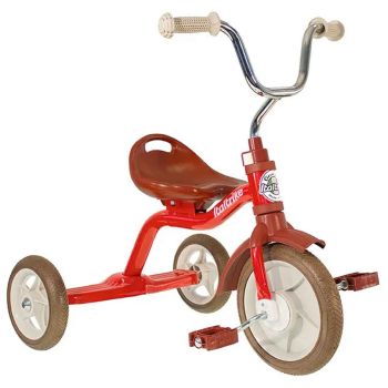 Tricycle rouge en métal Super Touring Italtrike