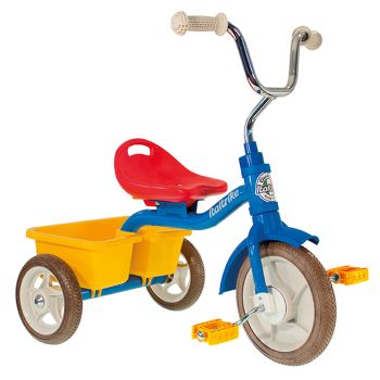 Tricycle métal colorama avec benne - Italtrike
