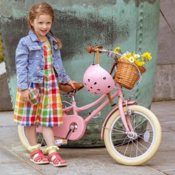 Vélo enfant 16 pouces rose -Gingersnap Bobbin