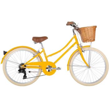 Vélo enfant jaune 24 pouces Bobbin Gingersnap 7 - 11 ans