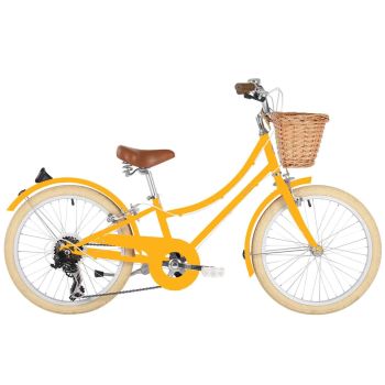 Gelbes Fahrrad 20 Zoll Bobbin Gingersnap Kind 6-9 Jahre