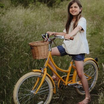Gelbes Fahrrad 20 Zoll Bobbin Gingersnap Kind 6-9 Jahre