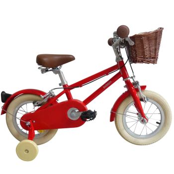 Rotes 12-Zoll-Fahrrad Bobbin Moonbug