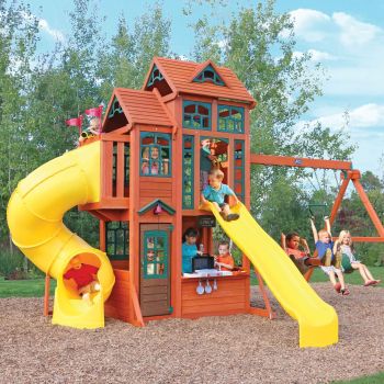 Aire de jeux en bois Canyon Ridge de KidKraft