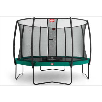 Trampolin 330 cm grün BERG Champion + Netz