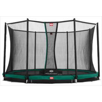 Erdgedecktes Trampolin 430cm Favorit + Netz - BERG