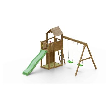 Spielplatz mit Sandkasten und 2 Schaukeln Boomer 3 von Fungoo