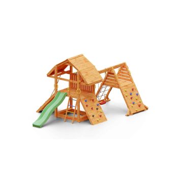 Multifunktionaler Holzspielplatz Buffalo Spider von Fungoo