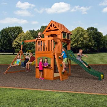 Holzspielplatz Kind Atlantic - Backyard