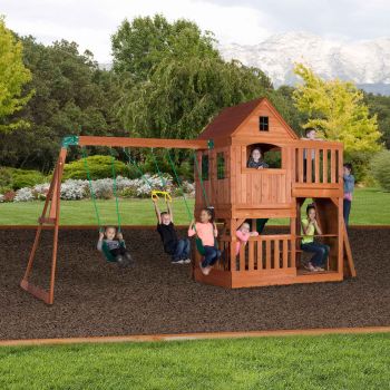 Holzspielplatz Kind Hill Crest - Backyard