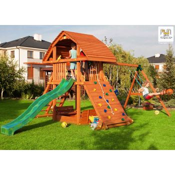 Spielplatz Giant Move Beach mit Rutsche, Mauer, Schaukel von Fungoo