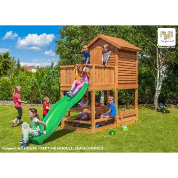 MyHouse Free Time Beach Spielplatz mit Haus und Rutsche von Fungoo