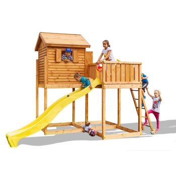 Myside Spielplatz mit Rutsche, Hütte und Terrasse von Fungoo