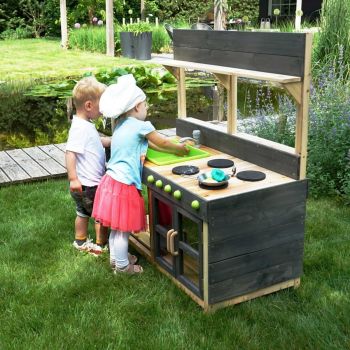 Outdoor-Kinderküche aus Holz Yummy 200 Exit