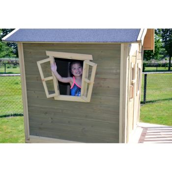 Holzhaus auf Stelzen Crooky 500 - Exit