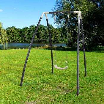 Schaukelgerüst Metall schwarz 1 Schaukel Axi
