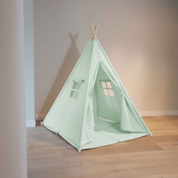 Sunny Tipi-Zelt khaki für Kinder FSC-Holz und Baumwolle Alba von Sunny
