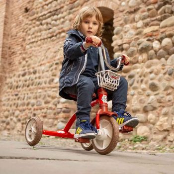 Rotes Metalldreirad Super Touring Italtrike
