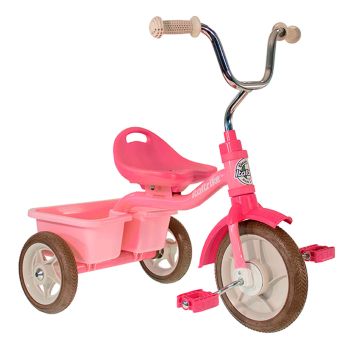 Rosa Mädchen-Dreirad mit Kipper - Italtrike