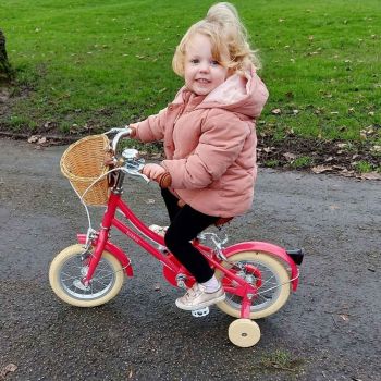 Kinderfahrrad 12 Zoll Kirschrosa Gingersnap Bobbin