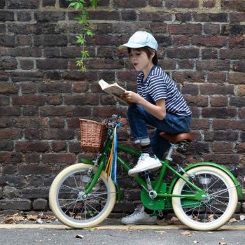Kinderfahrrad Moonbug 16 Zoll Wiesengrün Bobbin 4 - 6 Jahre