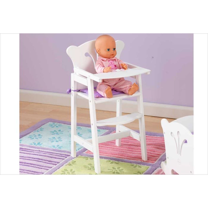 Chaise haute en bois Petite poupée - KidKraft
