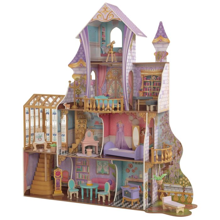 Maison de poupée en bois pour princesses Château enchanté KidKraft