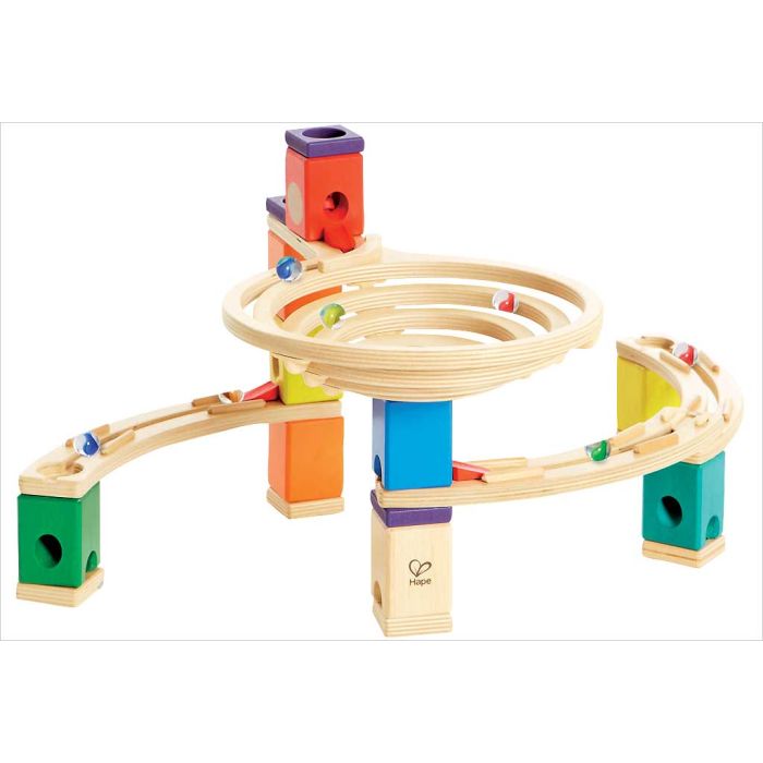 Circuit de billes en bois Quadrilla - Manège Hape - jouets Apesanteur