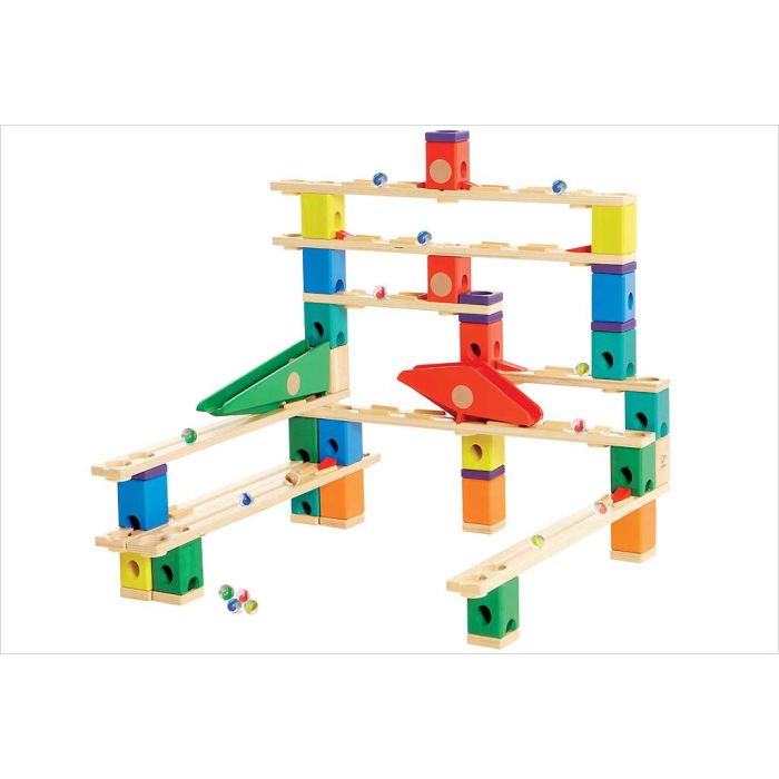 Circuit de billes en bois Quadrilla de Hape - Autobahn E6006