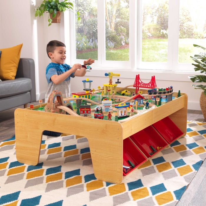 Kidkraft Table Circuit Train Bois Adventure Town