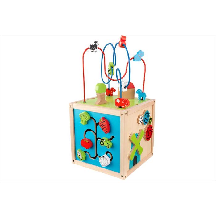 Jouet Montessori Cube d'activités en Bois KIDKRAFT