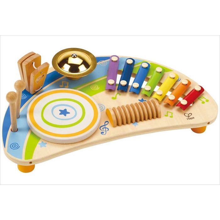 Jouets en bois 1er âge - Table musicale bébé Hape - Apesanteur