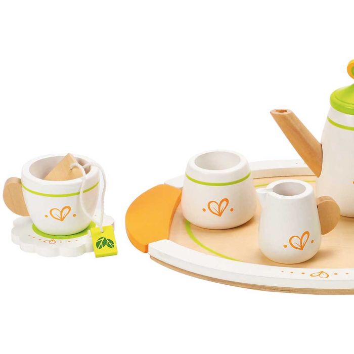 Dinette en bois Hape - Service à thé enfants - Jouets Apesanteur