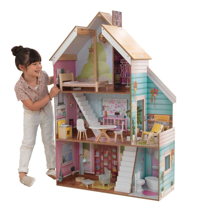 Maison de poupée Juliette de KidKarft couleurs pastel 65969