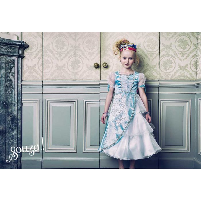 Robe de princesse bleue fille 3-4 ans - Apesanteur