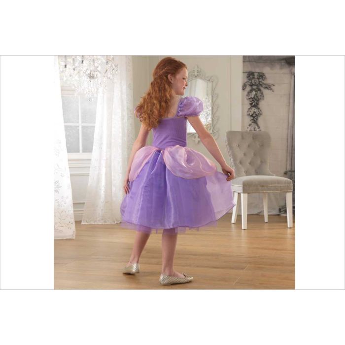 Déguisement Robe de princesse sequins chatoyants lilas 3 – 4 ans