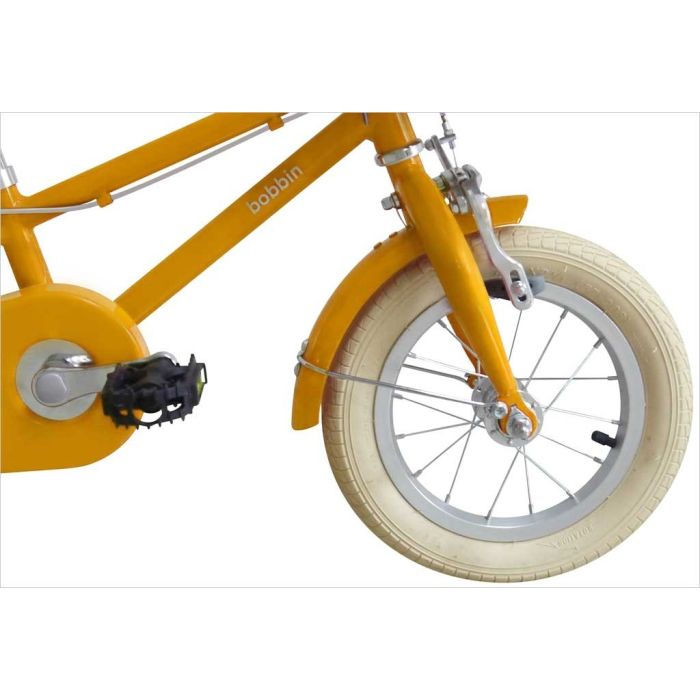 V lo jaune Moonbug de Bobbin pour enfant de 2 4 ans v lo 12 pouces