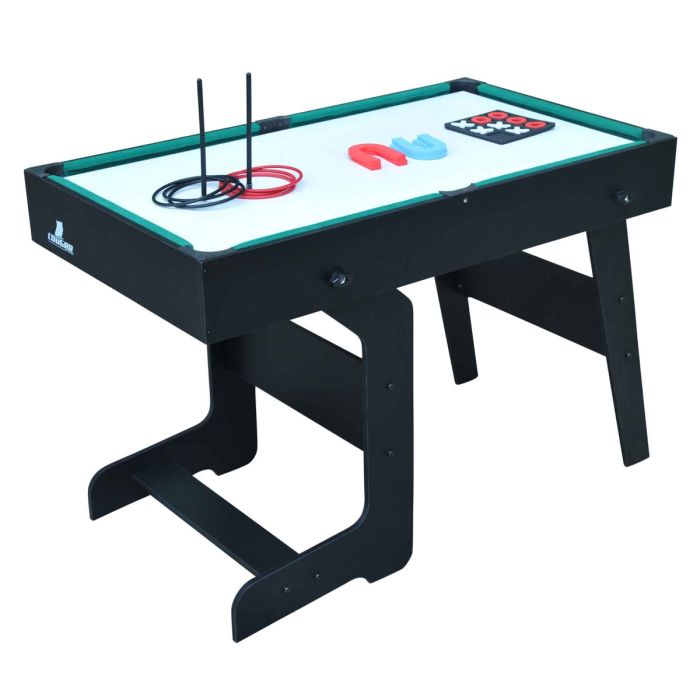 Billard ping-pong baby-foot. Table multi-jeux pliante Cougar.