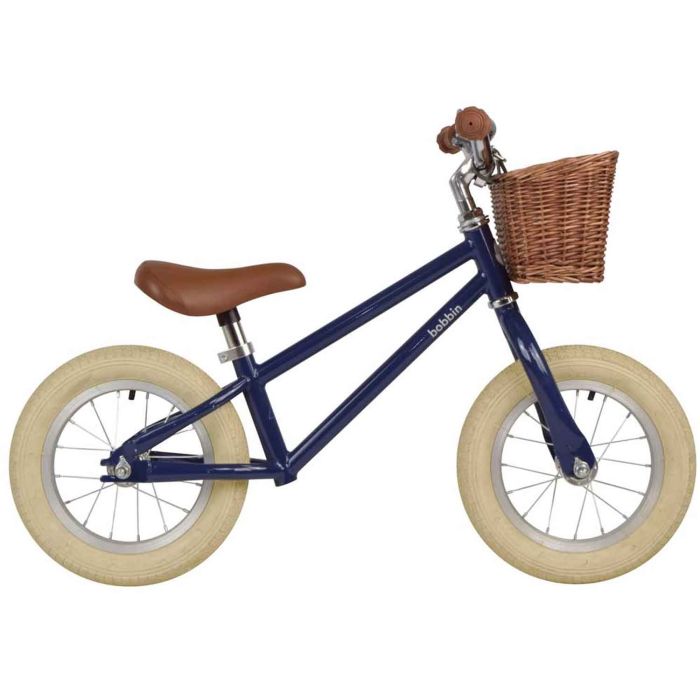 Vélo rétro Moonbug bleu marine Bobbin pour les enfants 2-4 ans