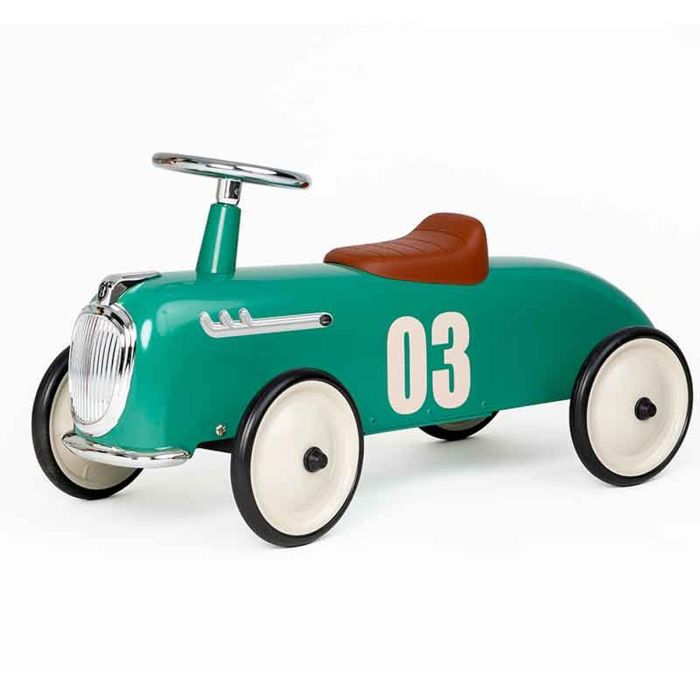 Porteur vert tendre pour enfant de 1 à 3 ans Roadster Baghera